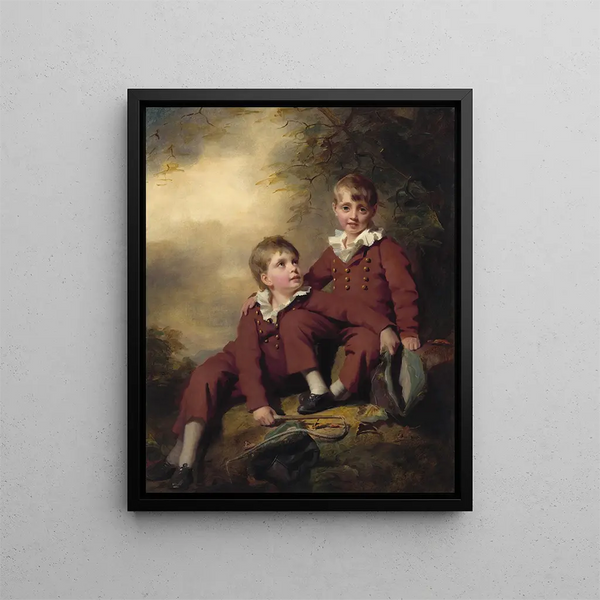 Les enfants de Binning - Sir Henry Raeburn — framed artwork on a wall