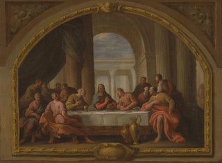 Sketch for The Last Supper of Sainte-Marie in Weymouth - Sir James Thornhill — artwork view