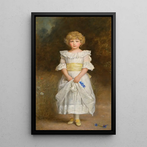 Portrait of Dorothy Lawson - Sir John Everett Millais — framed artwork on a wall