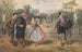 Entre Malvolio en croix de jarretières - Sir John Gilbert — artwork view