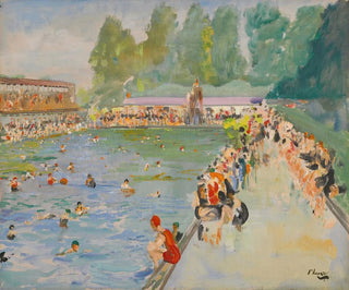 Bains de Chiswick - Sir John Lavery — artwork view