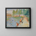 Bains de Chiswick - Sir John Lavery — framed artwork on a wall