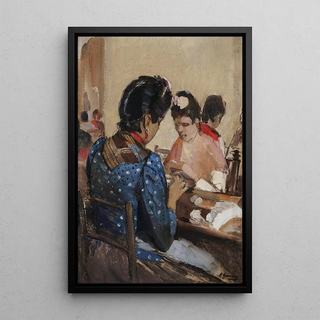 Sir John Lavery - Cigarette Makers in Seville.webp