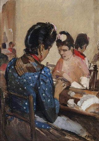 Sir John Lavery - Cigarette Makers in Seville.webp