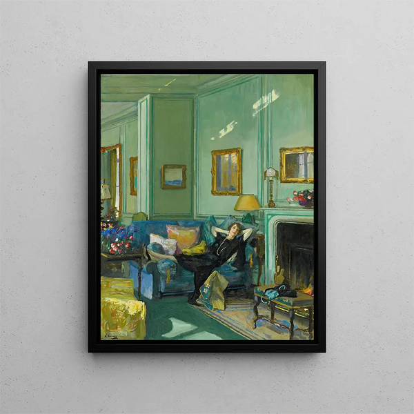 Mme Osler - Sir John Lavery — framed artwork on a wall