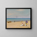 On the Sands - Sir John Lavery — framed artwork on a wall