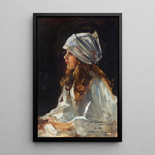 Sir John Lavery - Portrait of the Artists Daughter Alice.webp