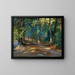 The path near the Maidenhead river - Sir John Lavery — framed artwork on a wall