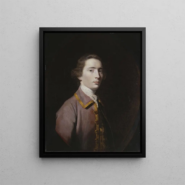 Charles Carroll de Carrollton - Sir Joshua Reynolds — framed artwork on a wall