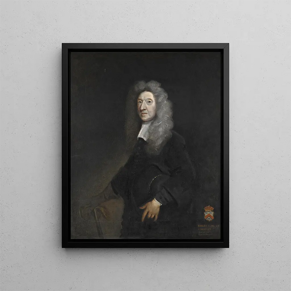 Portrait historique de Robert Brudenell, 2e comte de Cardigan - Sir Joshua Reynolds — framed artwork on a wall