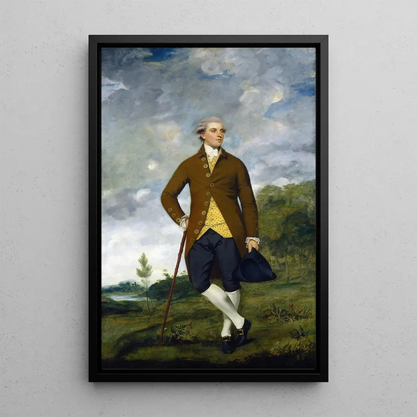 John Musters - Sir Joshua Reynolds — framed artwork on a wall