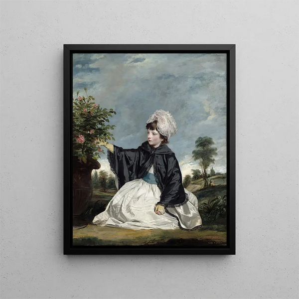 Lady Caroline Howard - Sir Joshua Reynolds — framed artwork on a wall