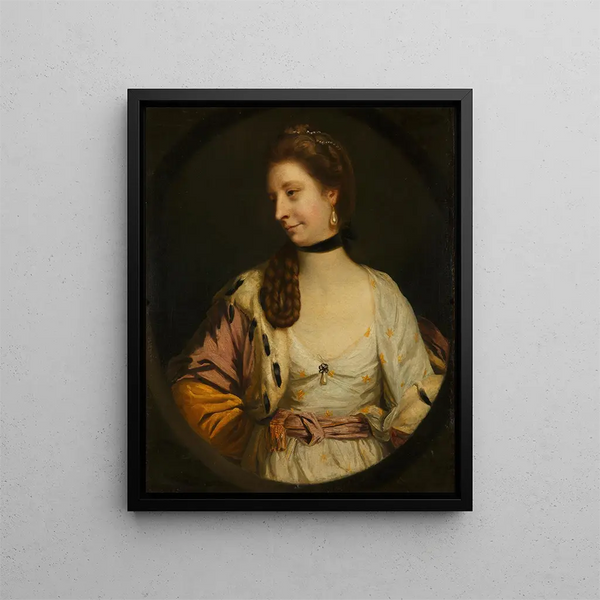 Dame Péchés - Sir Joshua Reynolds — framed artwork on a wall