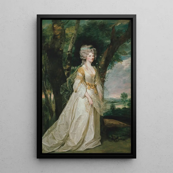 Lady Sunderlin - Sir Joshua Reynolds — framed artwork on a wall