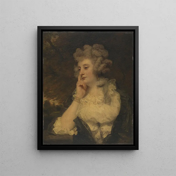 Mme Jane Braddyll - Sir Joshua Reynolds — framed artwork on a wall