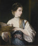 Nancy Reynolds with doves - Sir Joshua Reynolds — artwork view