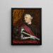 Portrait of George Townshend, 1st Marquess Townshend – Sir Joshua Reynolds — framed art print on a wall