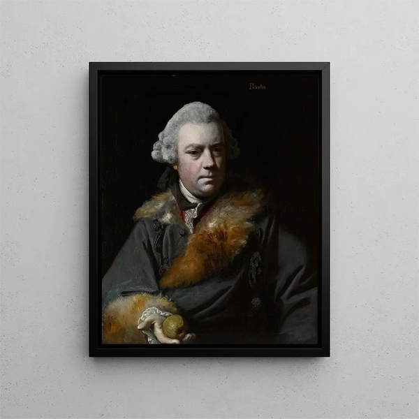 Portrait of Thomas Bowlby - Sir Joshua Reynolds — framed artwork on a wall