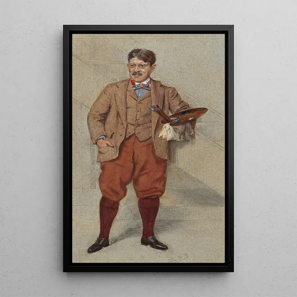 Edwin Austin Abbey - Sir Leslie Mathew Ward — framed artwork on a wall
