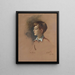 Portrait of Mark Birley 1930-2007 child - Sir Oswald Birley — framed artwork on a wall