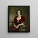 The Duchess of Roxburghe Mary Innes-Ker 1915-2014 - Sir Oswald Birley — framed artwork on a wall