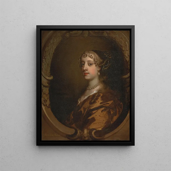 Lady Frances Savile, later Lady Brudenell - Sir Peter Lely — framed artwork on a wall