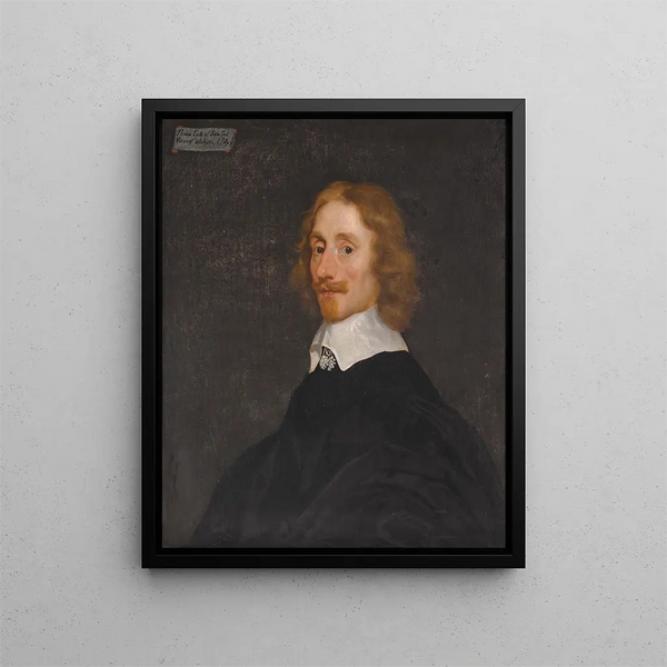 Portrait of Thomas the First Earl of Elgin - Sir Peter Lely — framed artwork on a wall