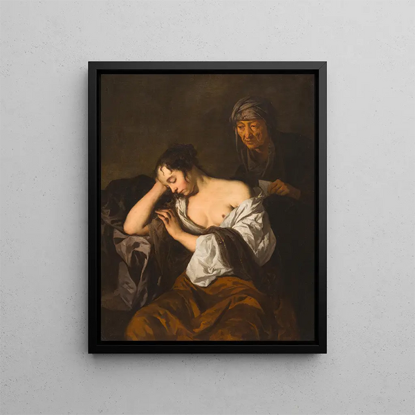The Letter - Sir Peter Lely — framed artwork on a wall