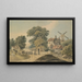 an Old Toll Barrier in England - Sir Richard Neave — framed artwork on a wall