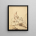 Un cosaque de l'Oural - Sir Robert Kerr Porter — framed artwork on a wall