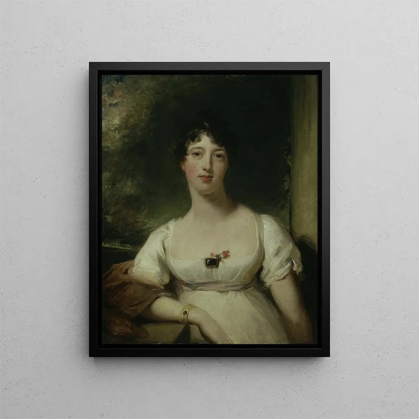 Anna Maria Dashwood, later Marquise of Ely - Sir Thomas Lawrence — framed artwork on a wall