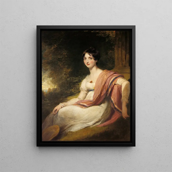 Caroline Matilda Sotheron - Sir Thomas Lawrence — framed artwork on a wall