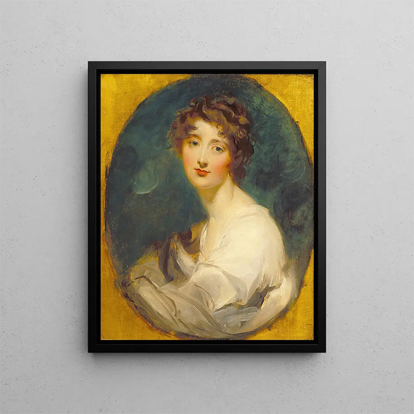 Duchess of St Albans - Sir Thomas Lawrence — framed artwork on a wall