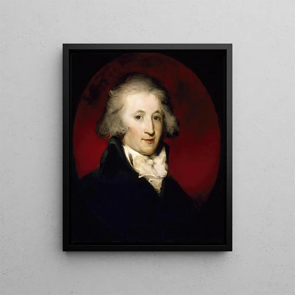 Edouard Willes painting - Sir Thomas Lawrence — framed artwork on a wall