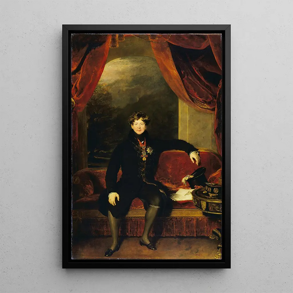 George IV - Sir Thomas Lawrence — framed artwork on a wall