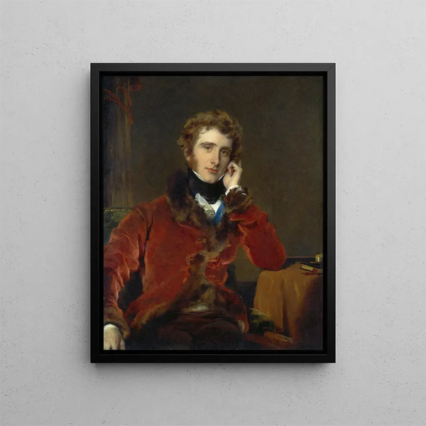 George James Welbore Agar Ellis, later 1st Lord Dover - Sir Thomas Lawrence — framed artwork on a wall