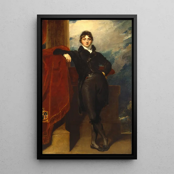 Lord Granville Leveson-Gower later 1st Earl of Granville - Sir Thomas Lawrence — framed artwork on a wall