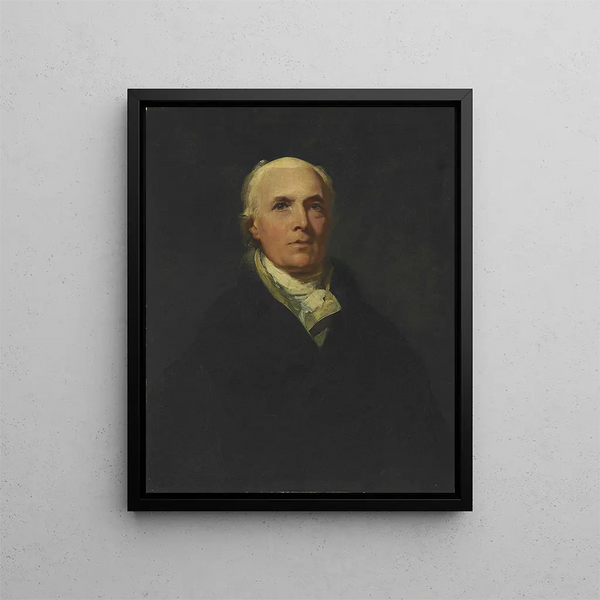 Portrait of a gentleman - Sir Thomas Lawrence — framed artwork on a wall