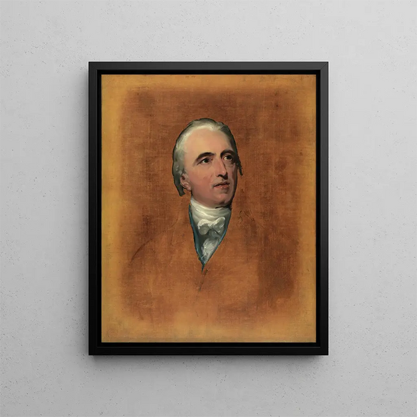Portrait painting of Charles Binny - Sir Thomas Lawrence — framed artwork on a wall
