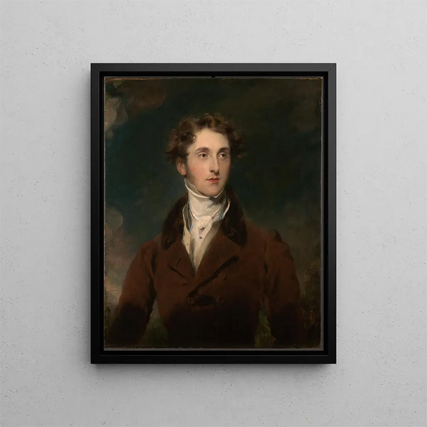 Portrait of Frederick H. Hemming - Sir Thomas Lawrence — framed artwork on a wall