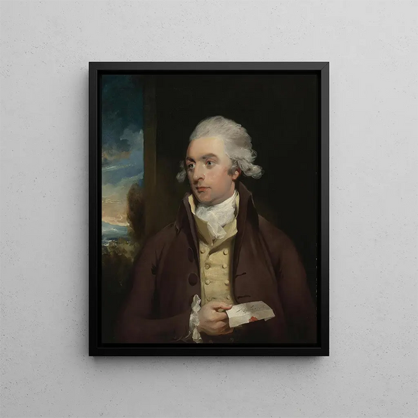 Portrait of M. Darby - Sir Thomas Lawrence — framed artwork on a wall