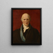 Portrait Painting of Benjamin West - Sir Thomas Lawrence — framed artwork on a wall
