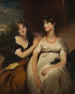 Portrait of Charlotte and Sarah Carteret Hardy - Sir Thomas Lawrence — artwork view