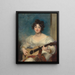 Portrait of Elizabeth Blake Lady Wallscourt - Sir Thomas Lawrence — framed artwork on a wall