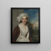 Portrait of Rebecca Lady Simeon - Sir Thomas Lawrence — framed artwork on a wall