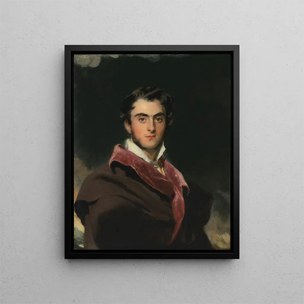 Portrait of Richard Meade, 3rd Earl of Clanwilliam - Sir Thomas Lawrence — framed artwork on a wall