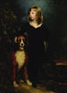 Portrait of a Boy Standing in a Landscape with His Dog, Known as Master Arbuthnot - Sir Thomas Lawrence — artwork view