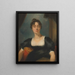 Portrait of a lady traditionally identified as Mrs. Bevan - Sir Thomas Lawrence — framed artwork on a wall