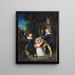 Portrait of Lord George Cavendish's children - Sir Thomas Lawrence — framed artwork on a wall
