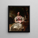 Portrait of the Honorable Mrs. Seymour Bathurst - Sir Thomas Lawrence — framed artwork on a wall